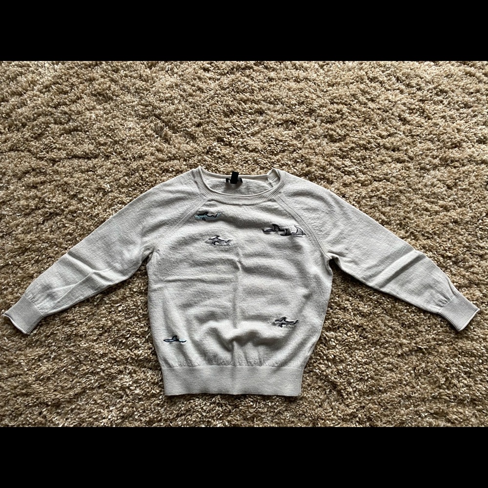 J Crew Shark Sweater
